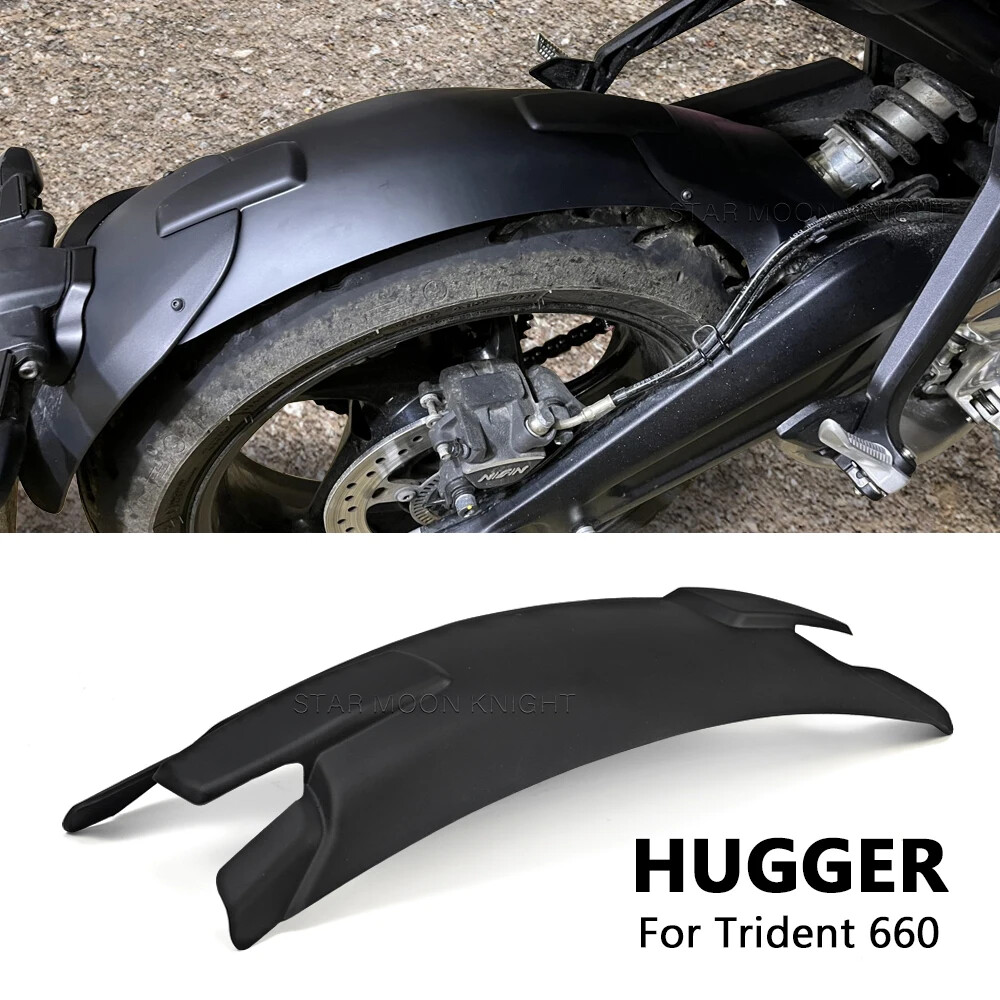 For Trident 660 2021-2024 Rear Wheel Fender Splash Guard Extended