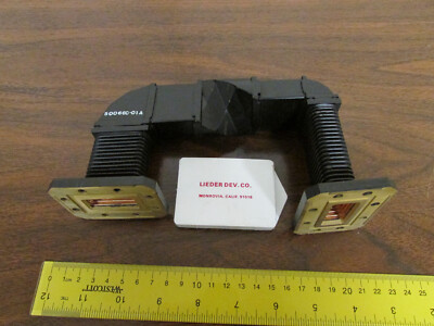 Leider Dev. Co. C-Band WR-137 Waveguide U-Bend Rotator 90 Degrees New