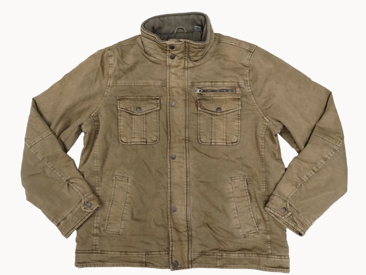 Levis khaki 2025 jacket mens