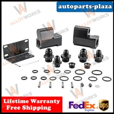 E85 Conversion Flex Fuel Sensor Adapter Kit- FULL FLOW ETHANOL 8AN 6AN Universal