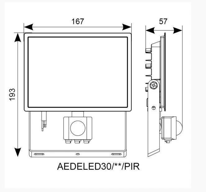 Ansell floodlight pir deals