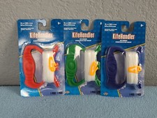Lot of 3 Kite Handler Kite String Winders 15LB x 300 ft Nylon Red Green Purple