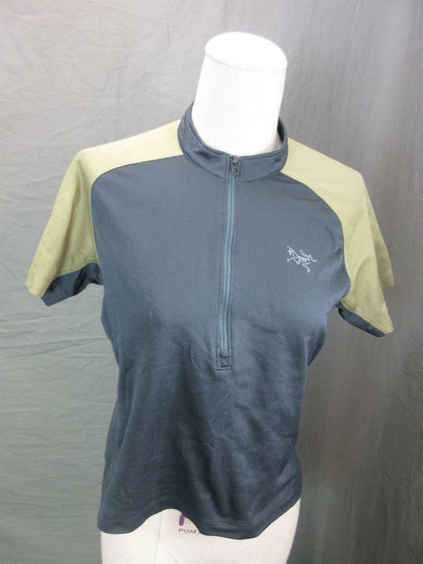arcteryx athletic short sleeve half-zip pullover t132 shirt