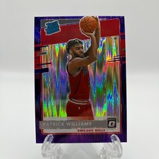 2020-21 Optic Patrick Williams Purple Shock Prizm Rated Rookie RC #154 *SEE