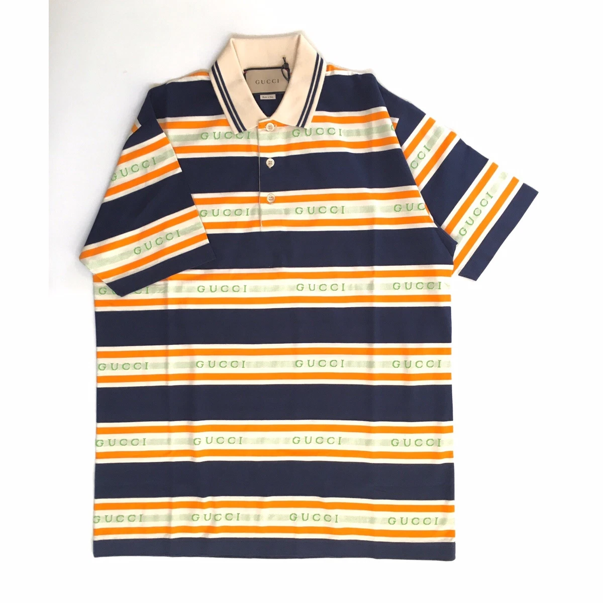 gucci polo yellow