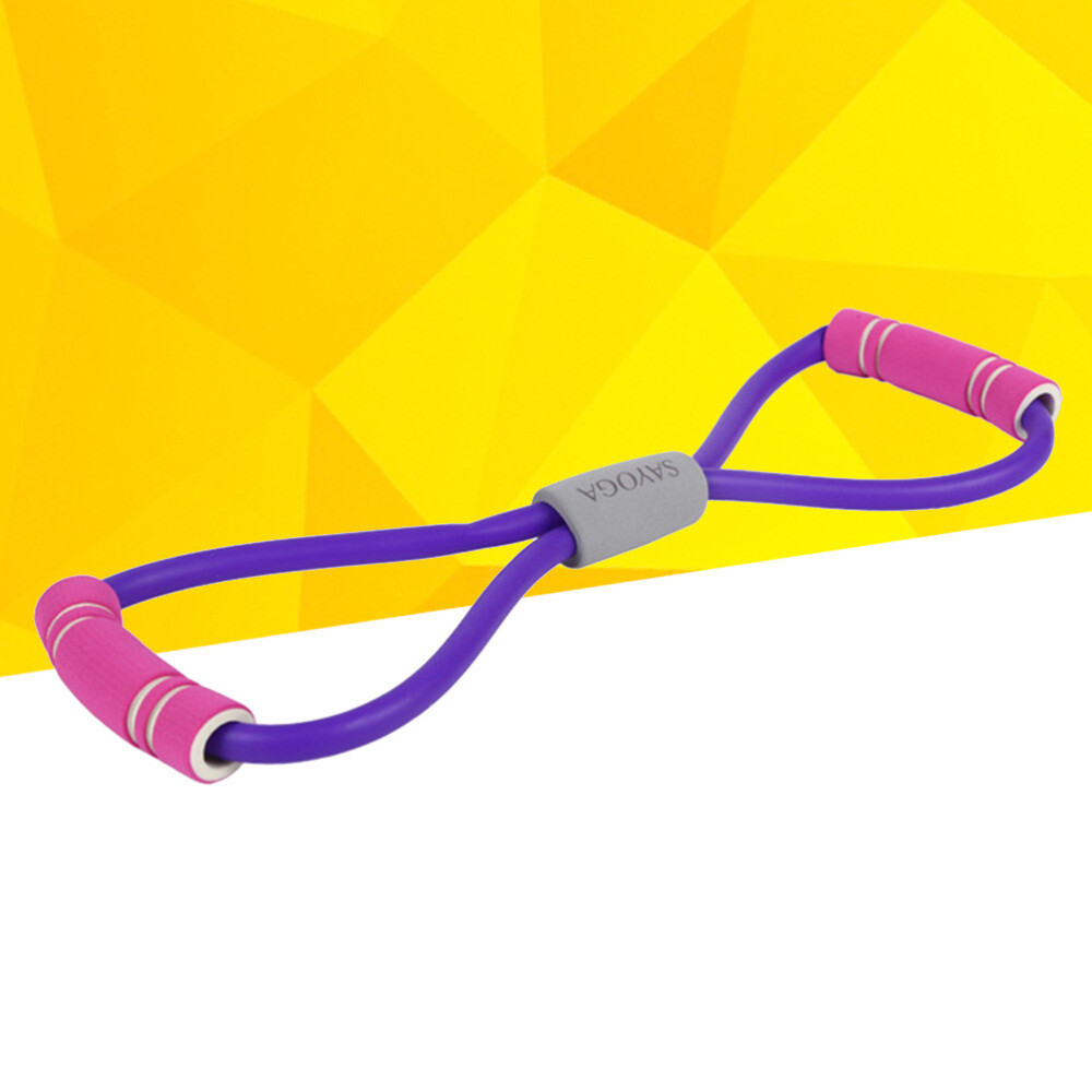 Flat Latex Elastic Resistance Band for Pilates, Physical Therapy, and Strength Training