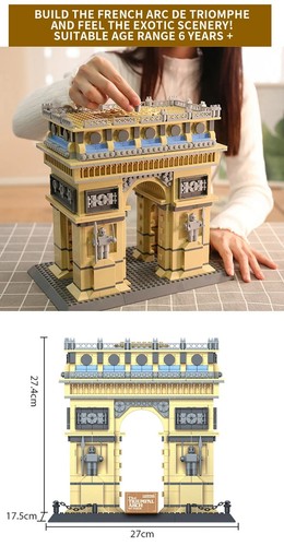 Wange Bloque de Construcción Juguetes Arquitectura Mundial Ladrillos Modelo para Adultos o Niños - Imagen 463 de 872