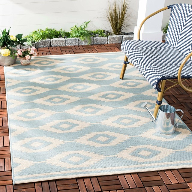 2 Pack 5x7 Reversible Indoor Outdoor Rug Camping Beach Patio Mat 491