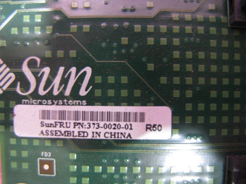 Sun 373-0020-01 373-0020 4-Slot SAS/SATA Disk Backplane for Ultra 45 - B2A06 - Picture 2 of 2