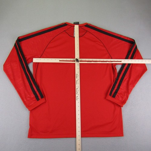 Portland Trail Blazers Shirt Mens XL Red Adidas V Neck NBA Basketball Warmup - Picture 8 of 12