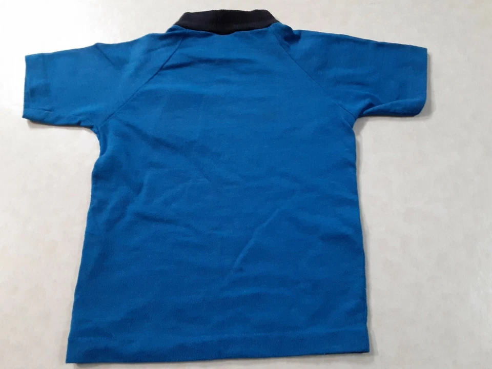 Camisa Infantil Vintage Star Trek TOS Azul 1975 Manga Curta Donmoor 1975 - Imagem 2 de 4