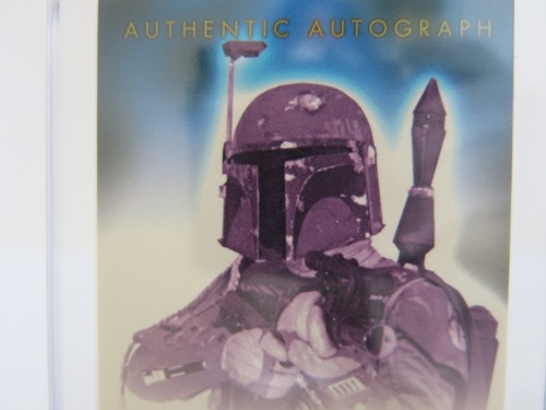※"From Japan" 2001 Topps Star Wars Jeremy Bulloch Boba Fett Autograph Card - Picture 13 of 21