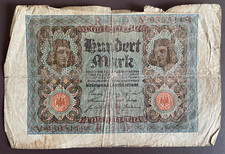 Reichsbanknote 100 Mark 1920 Berlin Reichsbank