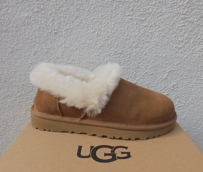 靴 UGG NITA UGG | Nita Closed Back Slippers In Chestnut NEW Gift | eBay