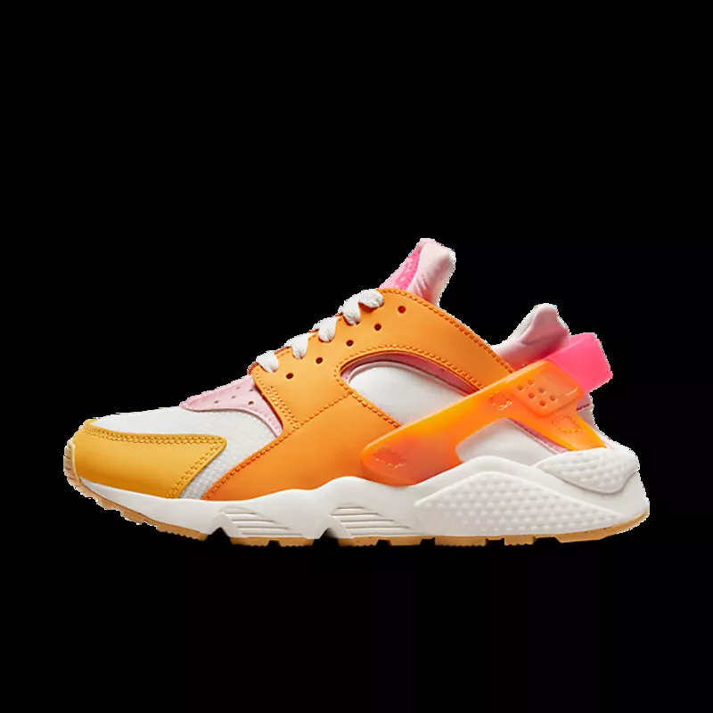 NIKE HUARACHE WOMAN SIZE 7.0 NEW SUMMIT WHITE HYPER PINK COMFORTABLE RARE