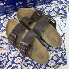 Birkenstock Arizona Mocha Suede Leather Men's and Women's Sandals Casual Sandals
