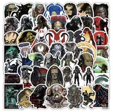 Movie Warrior Style Stickers 50pc Predator Themed Movie Stickers FREE SHIPPING