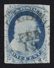 CKStamps: US Stamps Collection Scott#7 1c Franklin Used CV$135