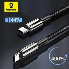 Baseus 100W USB-C to USB-C Cable – 5A Fast Charge
