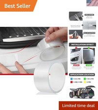 Universal Door Edge Protector, Clear Sill Guard Film with Anti-Collision Prot...