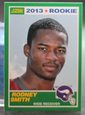 2013 Score - 2013 Rookie - Rodney Smith #419 (RC) (Florida State Seminoles)