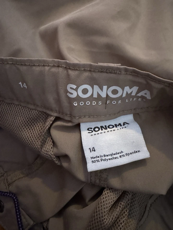 Pantalones cortos cargo Sonoma Everday talla L (14) para niños Foto 3 de 3