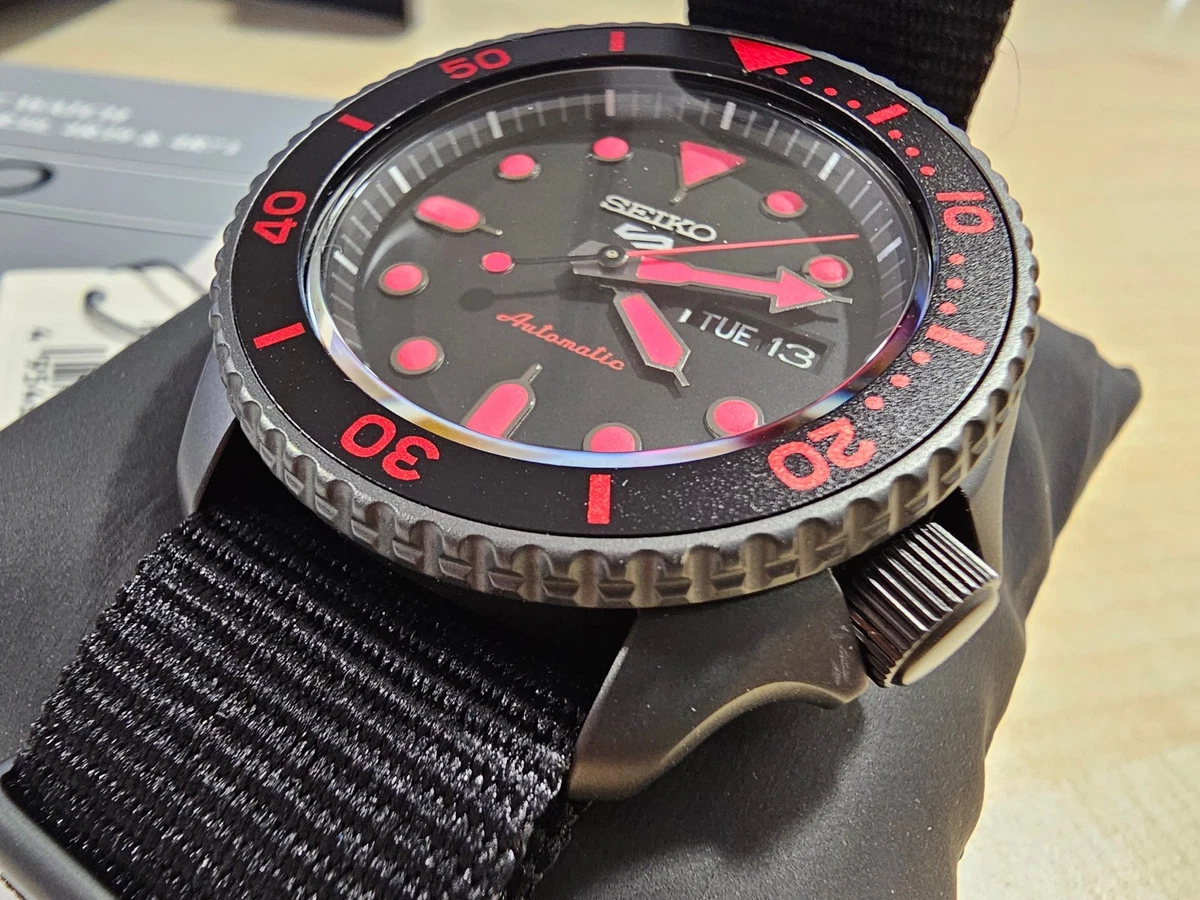 Seiko 5 Sports SRPD83K1 Herrenuhr Automatik Black NATO-Band in OVP Box