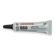 Loctite 209765 Retaining Compound, 660 Series, Quick Metal, Silver, Paste, 6 Ml