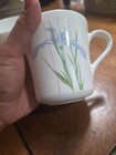 Vintage Corning Ware Corelle Shadow Iris Floral Coffee Tea Cup Mug Set of 2 USA — photo 2