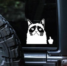 Sunset Graphics  Decals Grumpy Cat Decal Vinyl Car Sticker  Cars Trucks Van...