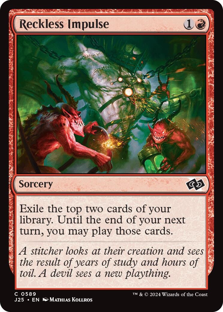 Reckless Impulse 589 - NM - Foundations Jumpstart