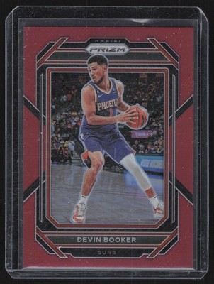 2022-23 Panini Prizm #140 Devin Booker Prizms Red #/299