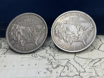 #ad 1904 Silver So Called Dollar EXTREME RARE “No Star” Louisiana Purchase HK 299 R7 $1125.00