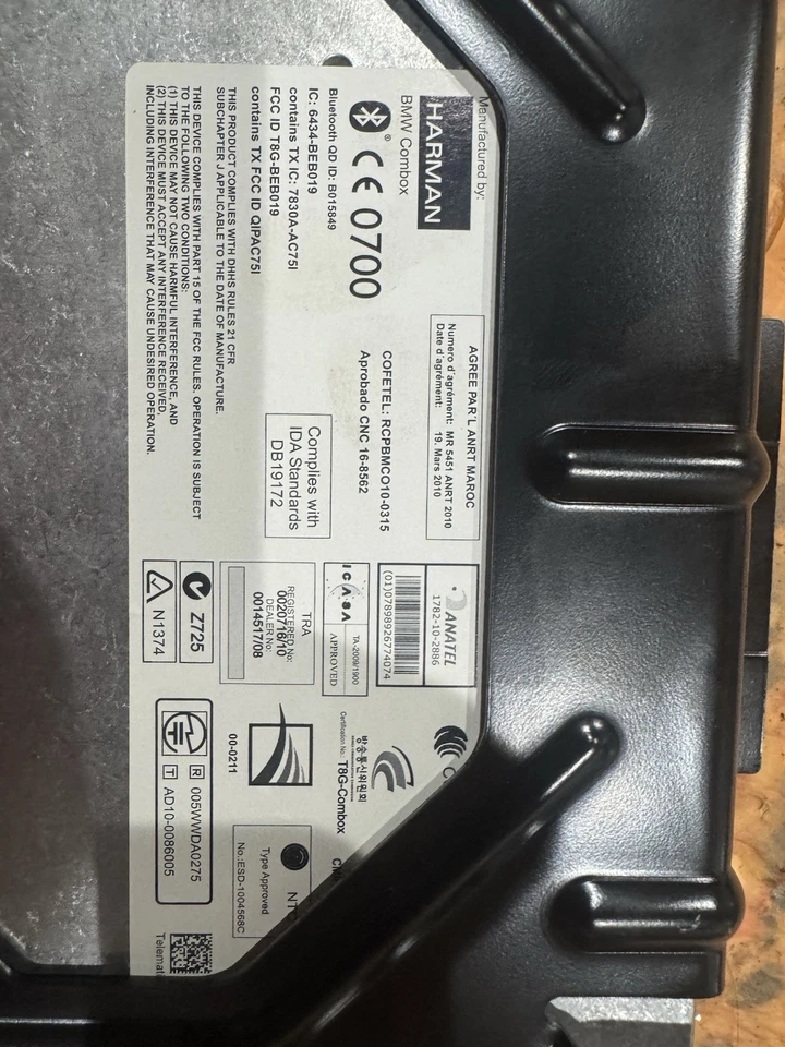 2007-2013 BMW 328i Telematics Bluetooth Communication Combox Module 9257163 OEM - Image 3 of 4
