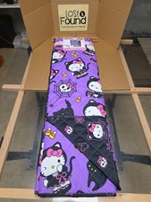 Viral Sanrio Hello Kitty Halloween Quilted Blanket Purple Twin 60x90 NWT