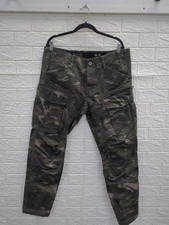 Pre-Owned G Star Raw Rovic Zip 3D Regular Tapered Pants Mens Size 36x32