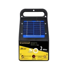Zareba Solar Powered Low Impedance Electric Fence Charger - 2 Mile Solar Powe...