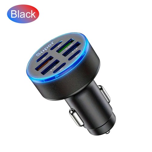Adaptateur Voiture Innovant Charge Rapide 8 Ports et Fonctionnalités de Protect - Photo 12 sur 12