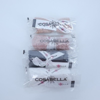 COSABELLA Never Say Never Cutie Bow Thong NWT Set of 4 Women's OS
