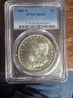 1881-S PCGS MS66 MORGAN DOLLAR toning on rim