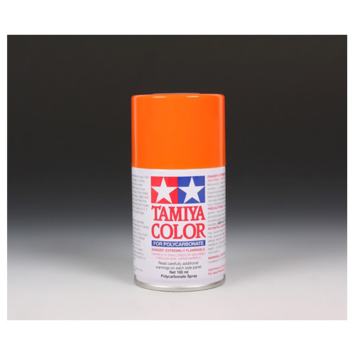 Tamiya 86062 PS-62 Pure Orange Spray Paint for Polycarbonate 100ml