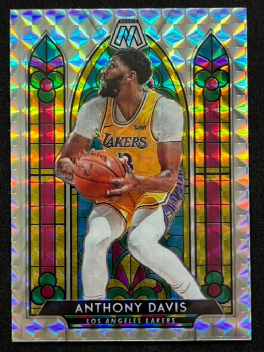 Anthony Davis 2019-20 Panini Mosaic SSP Stained Glass Lakers #10