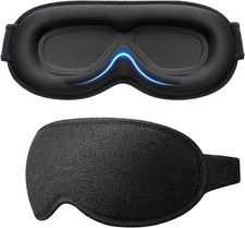 100 Blackout Sleep Eye Mask for Women Men, Zero Eye Pressure Sleeping Mask - Er