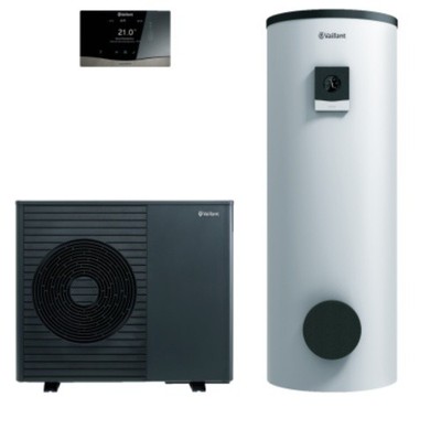 Vaillant  Paket 4.3322 aroTHERM plus /8.1 VWL 55/8.1 A 230V mit VIH RW 300/3 BR 