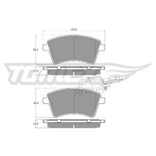 Satz Bremsbeläge Bremsklötze vorne für Renault Kangoo BE KW0/1 FW0/1 | 242022