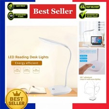LED Desk Lamp USB Rechargeable Eye Protection Reading Night Light Bedside