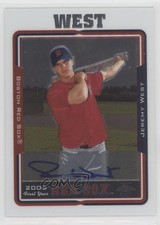2005 Topps Chrome Jeremy West #229 Auto r9d