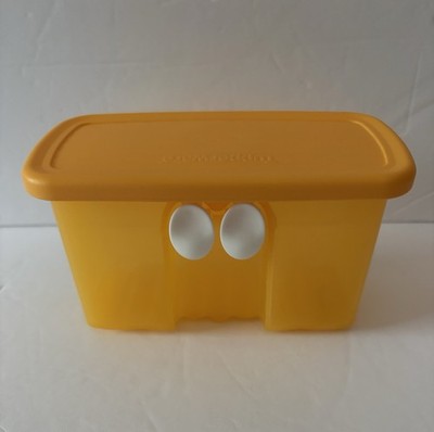 Tupperware Fridge Smart Vented 1.5 Cup Orange Fruit Veggie Keeper Container