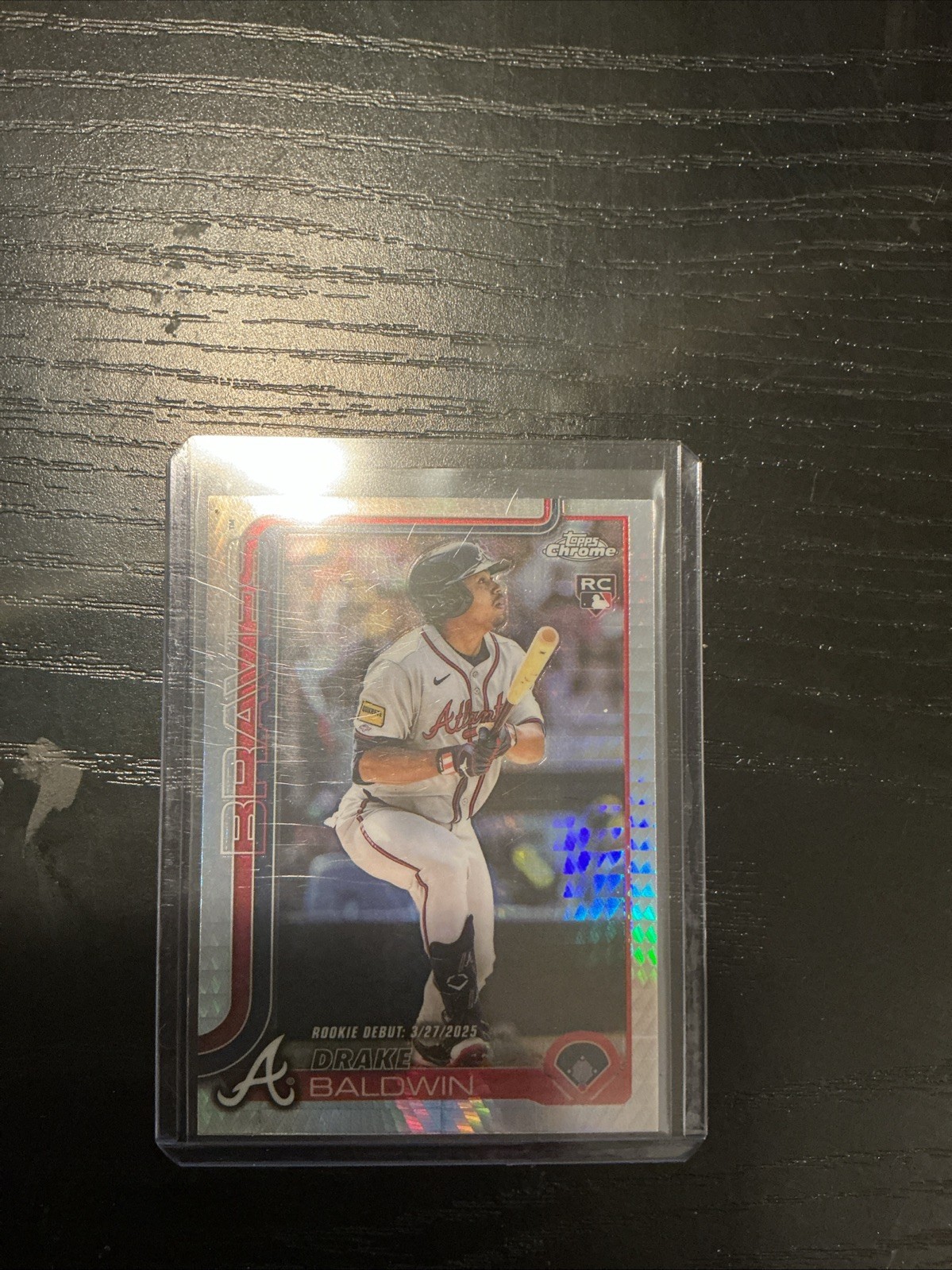2025 Topps Chrome Update Drake Baldwin #USC88 (RC) MLB Debut Prism Refractor SP