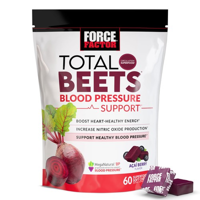 #ad Force Factor Total Beets Blood Pressure 60 Count Pack of 1 White Packaging $45.99